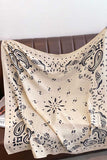 Paisley Print Square Scarf