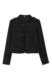 Military-Inspired Trim Detail Jacket