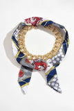Chain Link Print Neck Scarf