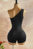 Elegant One-Shoulder Romper