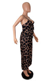 V-Neck Tie-Front Palazzo Jumpsuit