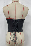 Lace-Up Bustier Tank Top