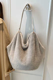Faux Fur Slouchy Shoulder Bag