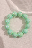 Iridescent Bead and Translucent Resin Bangle