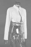 Tie-Waist Cropped Bolero Jacket