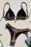 Print Tie-Back Bikini Set