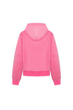 Military Button Hooded Zip-Up Sweatshirt