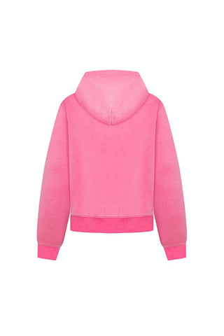 Military Button Hooded Zip-Up Sweatshirt